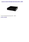 Televisions & Video - 4 Channel H.264 Digital Video Recorder (DVR) - 120FPS