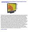 Televisions & Video - Anti-Glare TV-ProtectorTM Stylish TV Screen Protector for 52 inch LCD, LED or Plasma TV