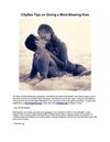 CitySex Tips on Giving a Mind-Blowing Kiss