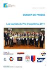 Les lauréats du Prix d'excellence 2011 de l'Université franco-allemande