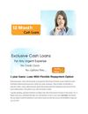 1 year loans- Loan With Flexible Repayment Option