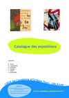 Catalogue des expositions