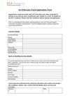 16-19 Bursary Fund Application Form