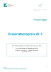 Dissertationspreis 2011 der Deutsch-Französischen Hochschule