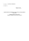 REPORT FROM THE COMMISSION TO THE COUNCIL AND THE EUROPEAN PARLIAMENT