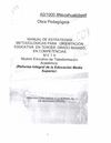 Manual de estrategias metodológicas para orientación educativa en tercer grado basado en competencias