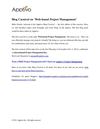 Blog Carnival on ‘Web-based Project Management’