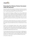 Protecting Your Business Partner Investment With Life Insurance