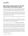 Real-time data analysis made easy with SAP BusinessObjects BI OnDemand solution
