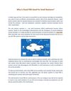Why is Cloud PBX Good for Small Business?