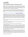 Top Five Technologies Adopted by Small Businesses in 2011
