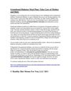 Gestational Diabetes Meal Plan Take Care of Mother and Baby