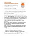 Appointment Setting Script Conferencing
