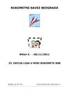 Rukometni savez Beograda - decija liga - Bilten #5