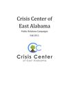 Public Relations Campaign for client- Crisis Center of East Alabama 