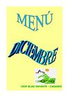 Menú Diciembre
