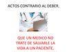 Actos Deber