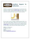 Jewellery Repairs St. Catharines, Niagara Falls - kavar Jewellers