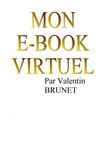 E-book de ma vie