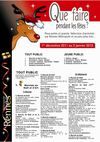 Que faire pendant les fêtes ? (Rennes 2011)