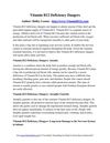 Vitamin B12 Deficiency Dangers