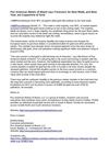 Pan American Metals of Miami says Forecasts for Next Week, and Next Year, are Supportive of Gold
