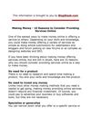 Making Money - 10 Reasons to Consider Providing Services Online