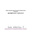 Guía 3: Implementación de los Componentes de Didáctica y Evaluación