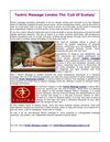 Tantric Massage London-The Cult Of Ecstasy