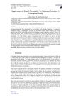 2.[4-10]Importance of Brand Personality to Customer Loyalty