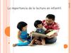 la lectura en infantil