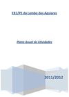 Plano anual de atividades 2011.2012 Lombo dos Aguiares