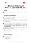 Bases I Concurs Nacional de Punta al Coixí de Catalunya - L'Arboç del Penedès - Fira de Santa Llúcia 2011