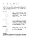 How to Draw Pencil Portraits - Pencil Drawing Techniques