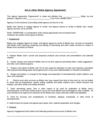 Ad or other Media Agency Agreement