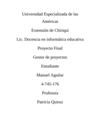 primera fase del semestral manuel aguilar