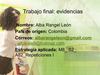 Evidencias trabajo final