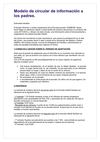 Modelo circular de Información de Educación Infantil