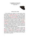 Texto de "El sombrero de tres picos" con vocabulario de dudas.