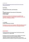Leseprobe zu Lernpaket mechatroniker/ elektroniker: deutsch-englisch Fachuebersetzungen (Begriffe) zum...