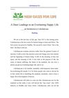 A Door Leadings to an Everlasting Happy Life
