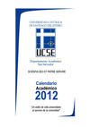Calendario Académico 2012