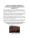 Andre Alves Rochester Institute of Technology and Brighton High School in Rochester NY