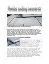 Florida roofing contractor