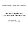 Dictionnaire de l'acadéie française 1835