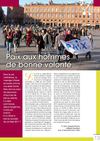 Dossier "paix aux hommes de bonne volonté" - Foi et Vie n° 74