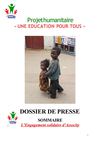 Dossier de presse " Une Education pour Tous " 