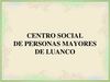 Centro Social de Personas Mayores de Luanco