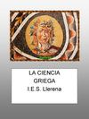 La ciencia griega