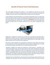 Benefits of Internet Fax for Small Businesses